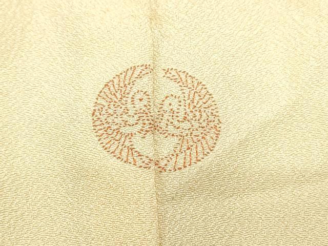 平和屋着物▽色無地 単衣 蜂蜜色 洗える着物 CABG2574th