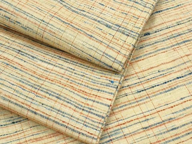 平和屋着物▽上質な紬 単衣 霞文 正絹 逸品 CABG2593th