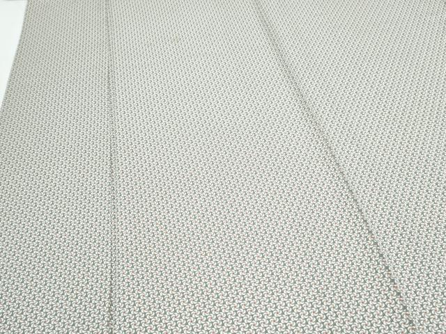平和屋着物▽上質な小紋 単衣 花尽し 正絹 逸品 CABG2617th