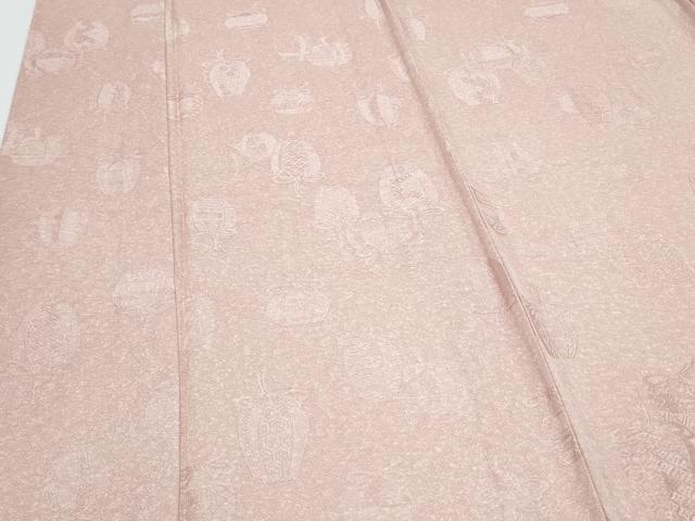 平和屋着物▽上質な小紋 単衣 陶器地紋 暈し染め 正絹 逸品 CABG2618th