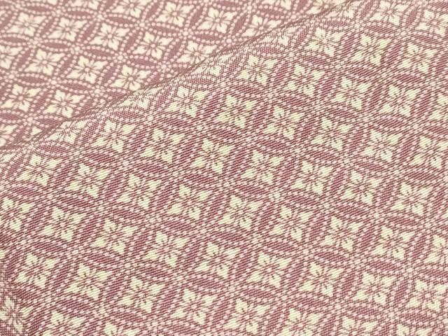 平和屋着物▽上質な小紋 単衣 七宝花文 正絹 逸品 CABG2625th