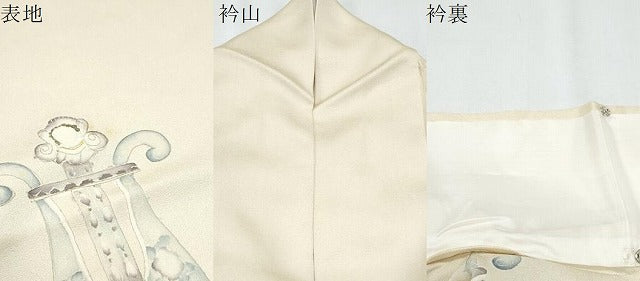 平和屋着物▽訪問着 単衣 天使 楽器文 金彩 正絹 逸品 CABG2641th