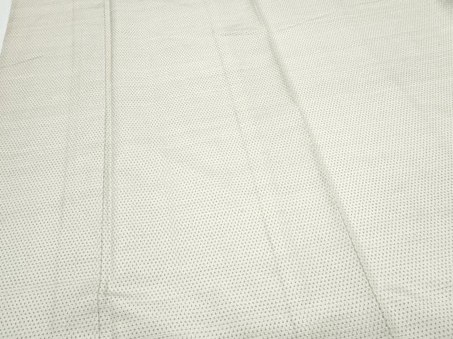 平和屋着物▽上質な紬 単衣 蚊絣 正絹 逸品 CABG2643th