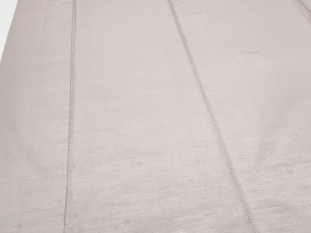 平和屋着物▽上質な紬 色無地 単衣 霞色 正絹 逸品 CABG2648th