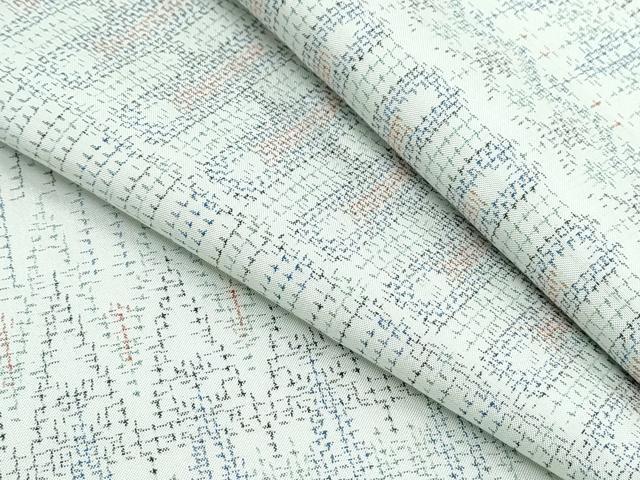 平和屋着物▽上質な紬 単衣 吉祥文 正絹 逸品 CABG2652th