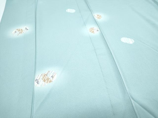 平和屋着物▽上質な小紋 単衣 蛍暈し 吉祥丸文 正絹 逸品 CABG2654th