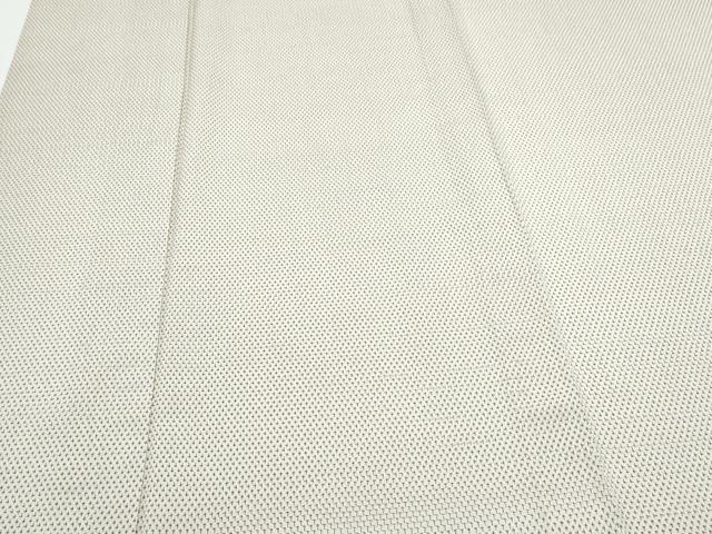 平和屋着物▽本塩沢 単衣 蚊絣 正絹 逸品 CABG2679th