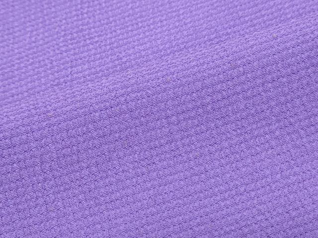 平和屋着物▽上質な色無地 単衣 江戸紫色 正絹 逸品 CABG2690th