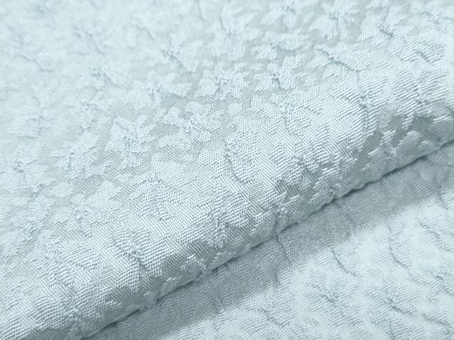 平和屋着物▽上質な色無地 単衣 花尽し 秘色色 正絹 逸品 CABG2692th