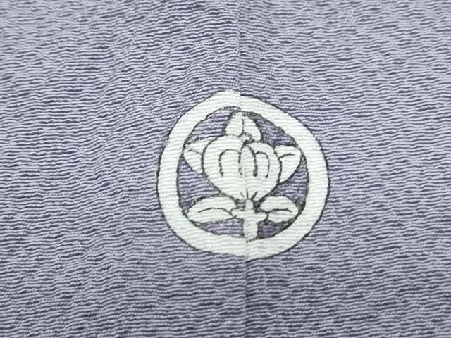 平和屋着物▽上質な色無地 単衣 藤鼠色 正絹 逸品 CABG2704th