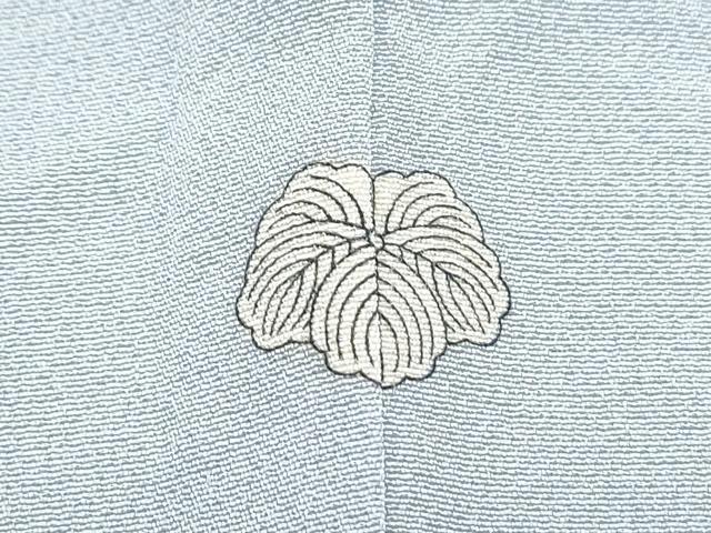 平和屋着物▽上質な色無地 単衣 水色 正絹 逸品 CABG2706th
