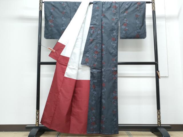 平和屋着物■本場大島紬 7マルキ 花間道 正絹 逸品 未使用 CABG2746th