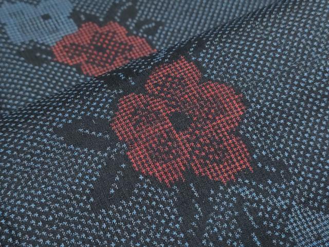平和屋着物■本場大島紬 7マルキ 花間道 正絹 逸品 未使用 CABG2746th
