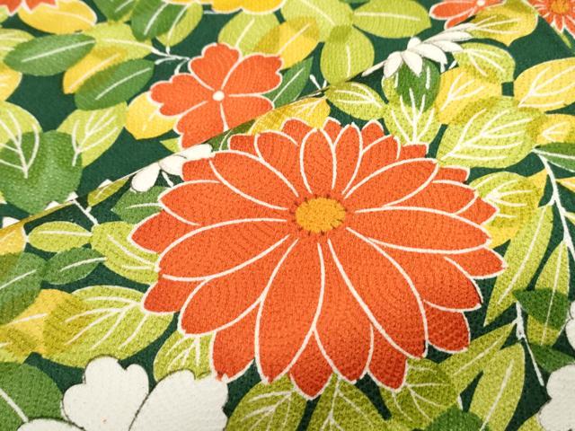 平和屋着物■上質な小紋 草花文 正絹 逸品 CABG2780th