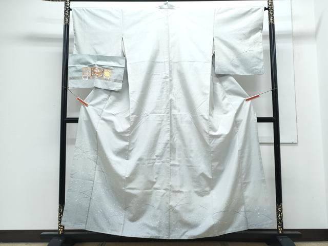 平和屋着物●訪問着 本場染大島紬 草花文 喜名前田織物謹製 証紙付き 正絹 逸品 CABG2786th