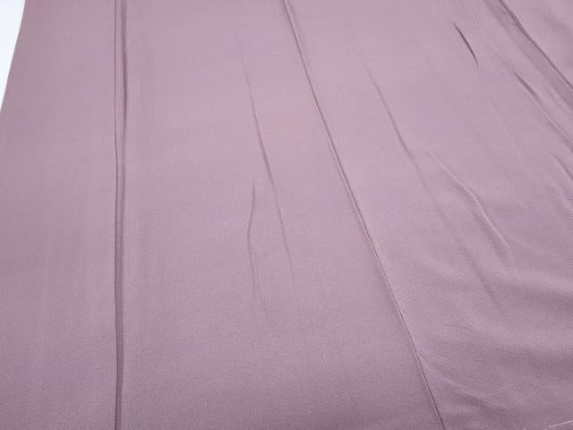 平和屋着物●上質な色無地 京紫色 正絹 逸品 CABG2794th