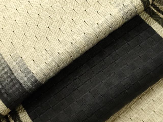 平和屋着物●半幅帯 唐組 霞文 正絹 逸品 未使用 CABG2948dy