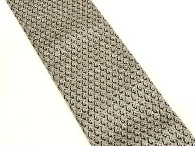 平和屋着物●男性 角帯 幾何学文 正絹 逸品 未使用 CABG2956dy