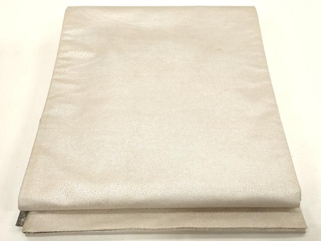 平和屋着物●両面 全通柄袋帯 箔散らし文 銀彩 正絹 逸品 CABG2971dy