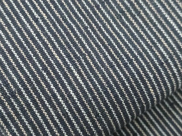平和屋着物●男性 角帯 紬地 縞 正絹 逸品 CABG2994dy