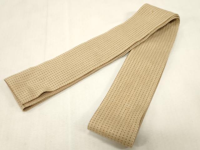 平和屋着物●男性 角帯 格子柄 正絹 逸品 CABG2999dy