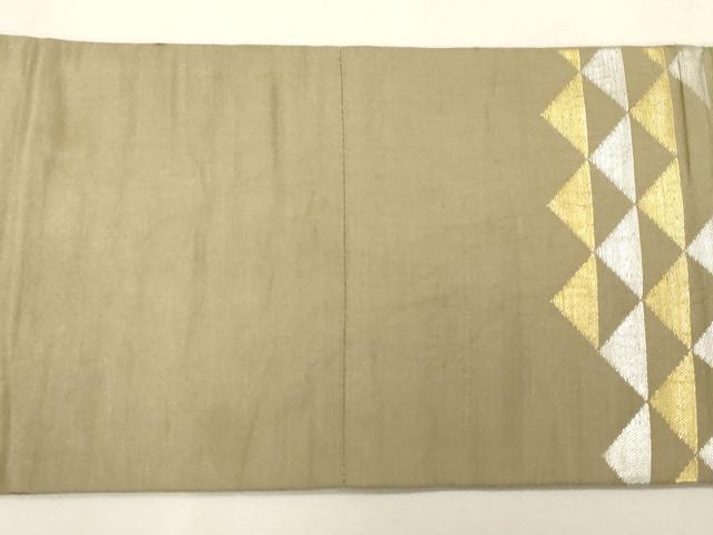 平和屋着物●アンティーク 大正ロマン 九寸名古屋帯 竜 金銀糸 正絹 逸品 CABG3080dy