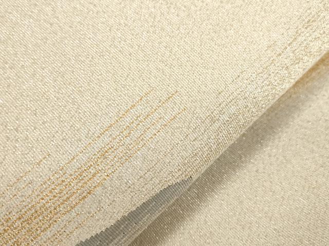 平和屋着物●綴れ 八寸名古屋帯 色紙風景文 金銀糸 正絹 逸品 CABG3093dy