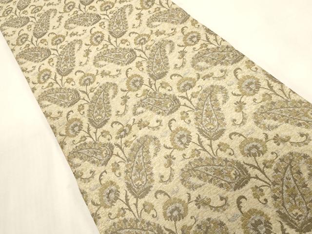 平和屋着物●両面 全通柄袋帯 更紗文 正絹 逸品 CABG3164dy