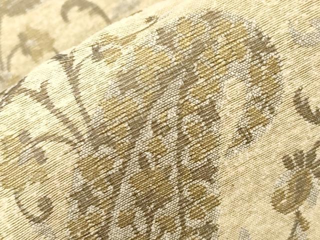平和屋着物●両面 全通柄袋帯 更紗文 正絹 逸品 CABG3164dy