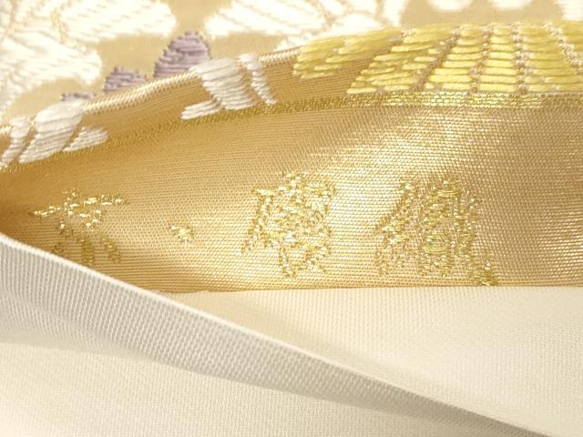 平和屋着物●六通柄袋帯 京唐織 名宝之宴 正絹 逸品 CABG3168dy