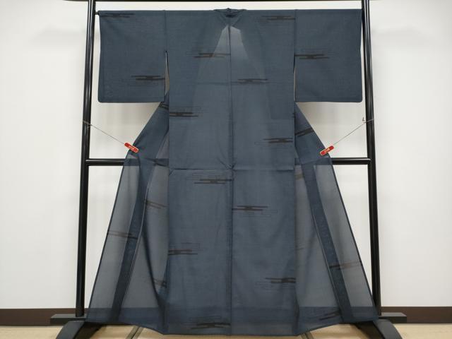 平和屋着物*夏物 本場大島紬 夏大島 エ霞文 正絹 逸品 CABG3221tx