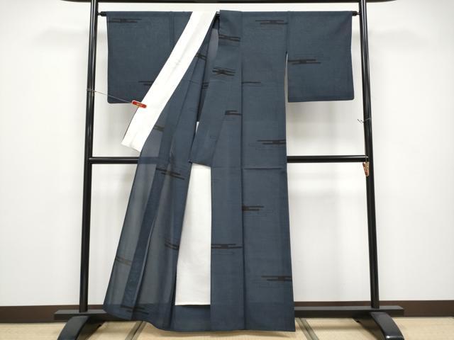 平和屋着物*夏物 本場大島紬 夏大島 エ霞文 正絹 逸品 CABG3221tx