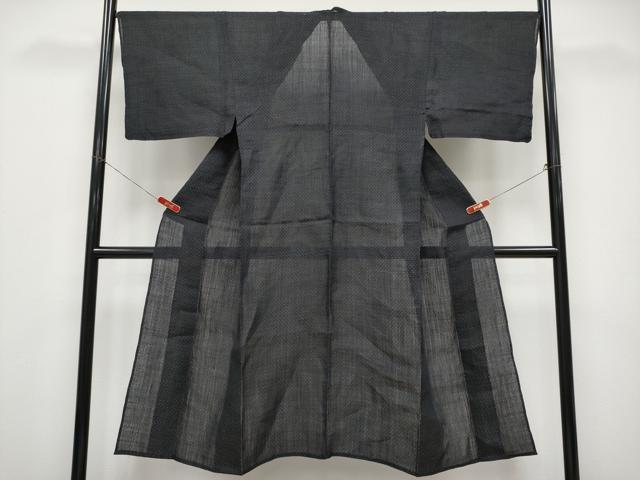平和屋着物*夏物 男性 石川県指定無形文化財 能登上布 本麻手織上布 逸品 CABG3242tx