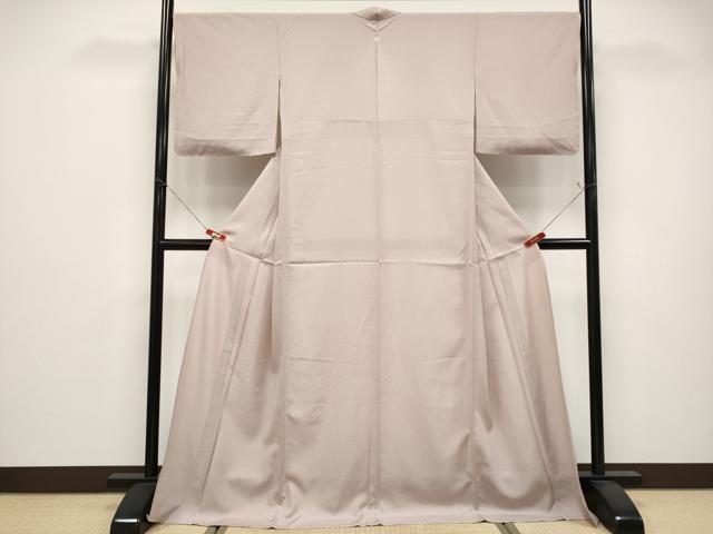 平和屋着物*夏物 色無地 絽 薄柿色地 ロング丈 正絹 逸品 未使用 CABG3252tx