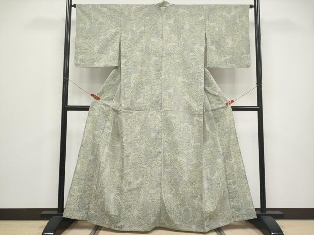 平和屋着物*夏物 小紋 葉尽くし CABG3267tx