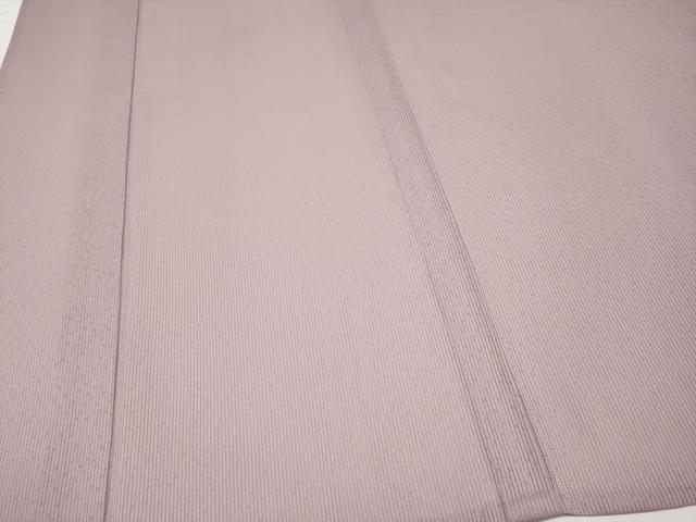 平和屋着物*夏物 色無地 縦絽 梅鼠色 ロング丈 洗える着物 CABG3297tx