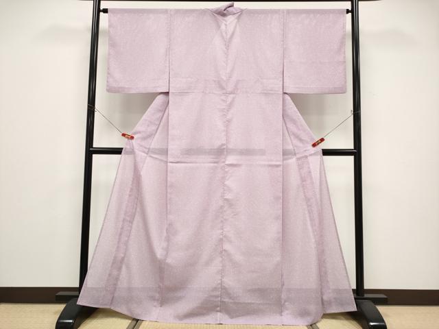 平和屋着物*夏物 小紋 絽 あられ文 洗える着物 CABG3303tx