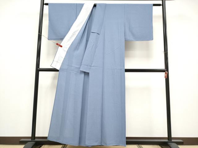 平和屋着物*夏物 色無地 絽縮緬 紅掛空色 正絹 逸品 未使用 CABG3304tx