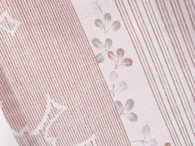 平和屋着物*夏物 小紋 紗 花間道 洗える着物 CABG3309tx
