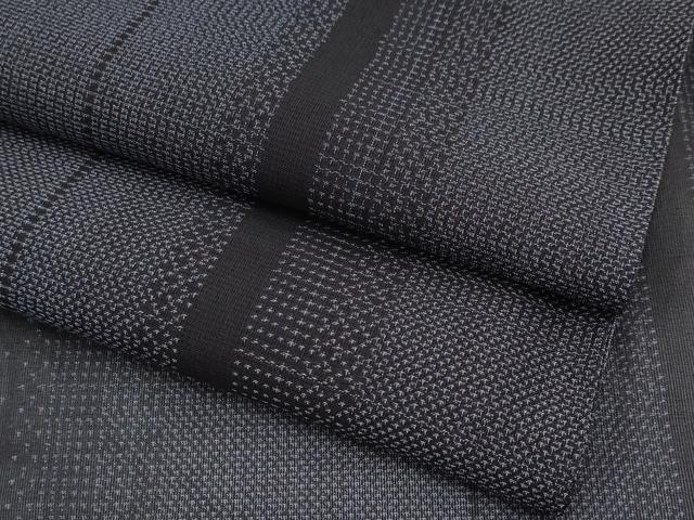平和屋着物*夏物 本場大島紬 夏大島 間道 正絹 逸品 CABG3319tx