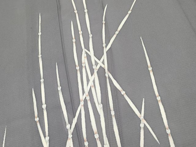 平和屋着物*夏物 訪問着 絽 木賊文 暈し染め 金銀彩 正絹 逸品 CABG3327tx
