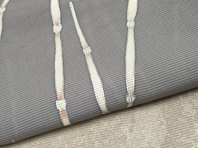 平和屋着物*夏物 訪問着 絽 木賊文 暈し染め 金銀彩 正絹 逸品 CABG3327tx