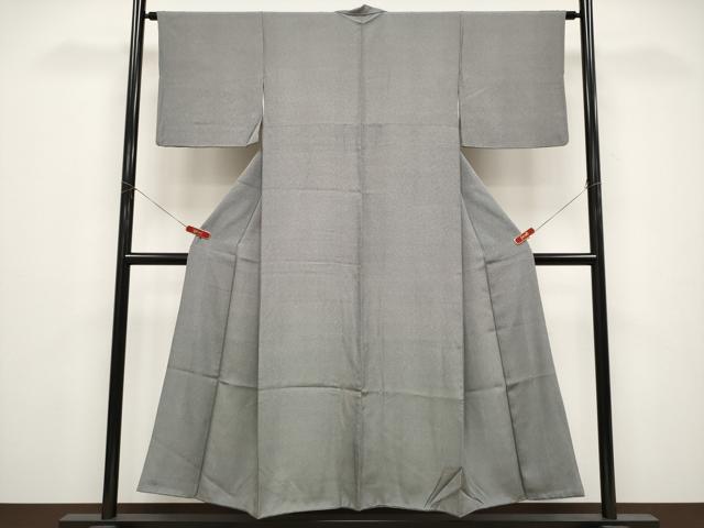 平和屋着物●江戸小紋 作家物 極型別染鮫小紋 黒地 正絹 逸品 CABG3338tx
