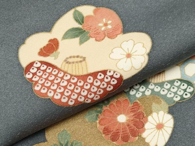 平和屋着物●訪問着 刺繍 椿花文 正絹 逸品 未使用 CABG3360tx