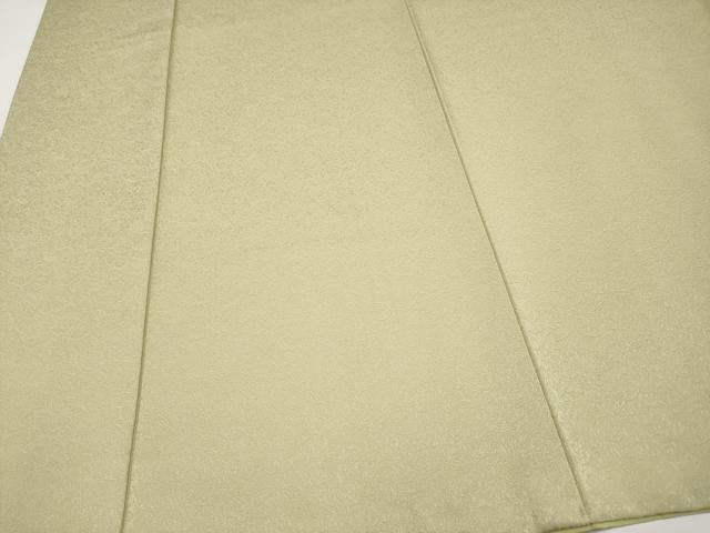 平和屋着物●色無地 唐草地紋 利休茶色 洗える着物 CABG3402tx