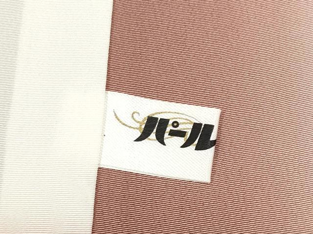 平和屋着物●上質な小紋 草木染 幾何学文様 反端付き 正絹 逸品 CABG3421tx