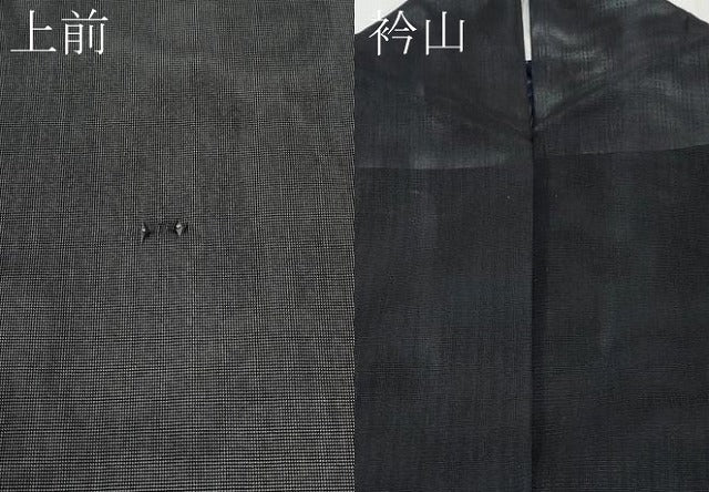 平和屋着物*夏物 小紋 二重紗 縞 正絹 逸品 CABG3445tx