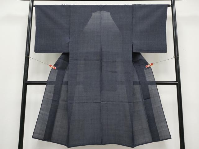 平和屋着物*夏物 男性 白鷹上布 110亀甲 総詰め 正絹 逸品 CABG3456tx
