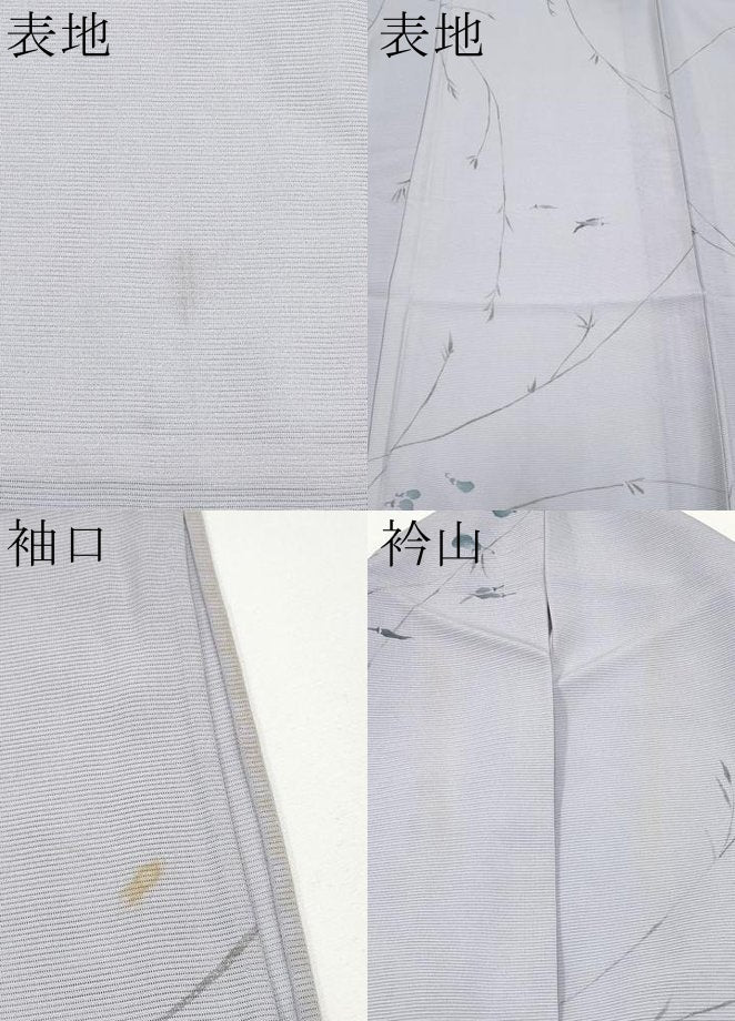 平和屋着物*夏物 小紋 絽 成り物 正絹 逸品 CABG3462tx