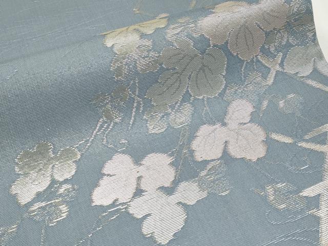 平和屋着物*夏物 六通柄袋帯 蔦の葉文 金糸 正絹 逸品 未使用 CABG3489tx